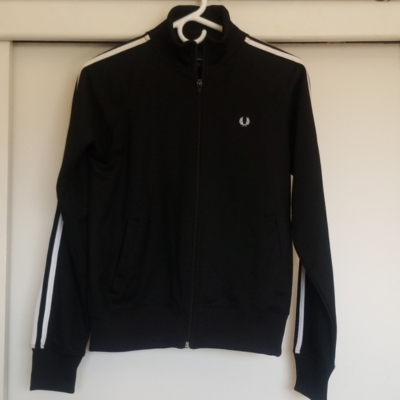 Fred Perry Jackets & Blazers - Fred Perry black/white Track Jackets